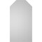 Ekena Millwork Octagonal Top Surface Mount PVC Gable Vent w/ 2"W x 1-1/2"P Brickmould Frame, 16"W x 30"H GVPOT16X3002SN - alternate 5